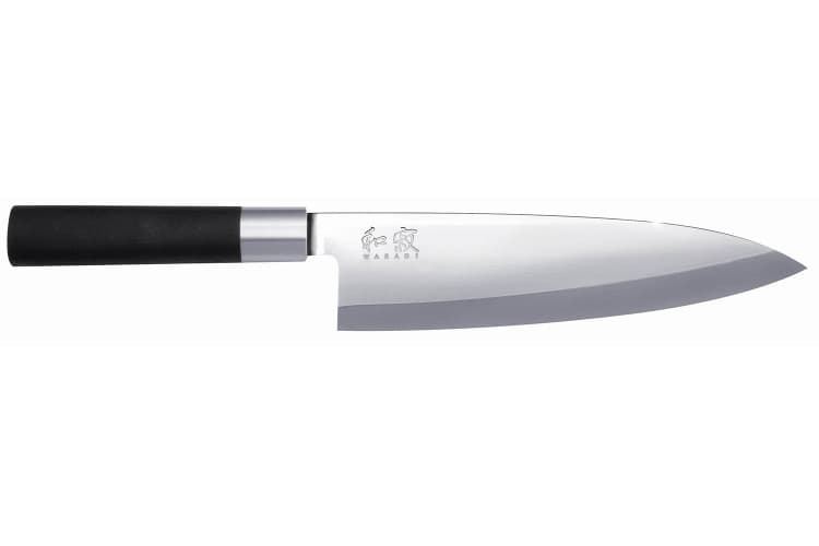 Couteau deba japonais kai wasabi black lame 21cm