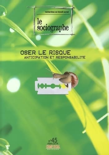 Le sociographe n°45 : Oser le risque anticipation et responsabilité - Guy Schmitt